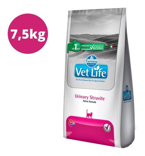 Ração Vet Life Urinary Struvite Gatos Adultos 7 5kg ProCampo