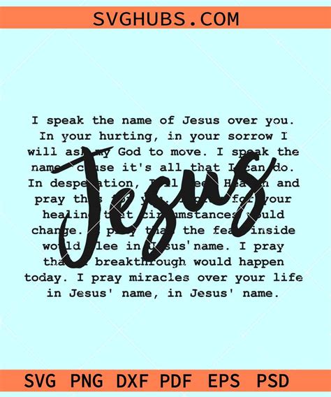 I speak the name of Jesus SVG, retro Christian svg, Christian shirt svg