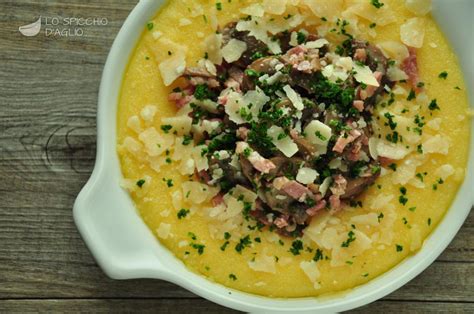 Ricetta Polenta Con Funghi Le Ricette Dello Spicchio D Aglio