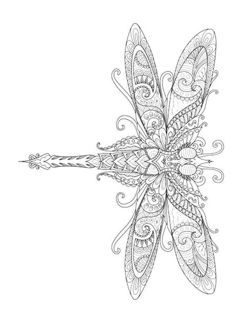 Dragonfly Coloring Pages For Adults