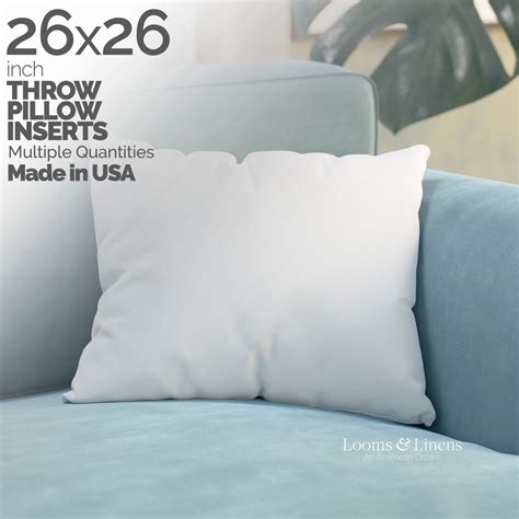 26 X26 Inch Pillow Inserts Sham Stuffing Throw Pillow Inner Down ...