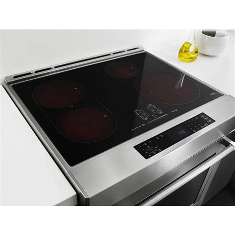 Kitchenaid Cu Ft Slide In Induction Range With Self Cleaning