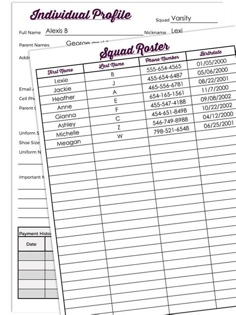 Free Printable Cheerleading Coach Printables Printable Templates