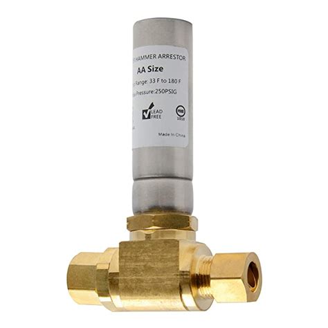 Buy Solimeta 3 8 Water Hammer Arrestor Lead Free Brass 3 8 OD Water