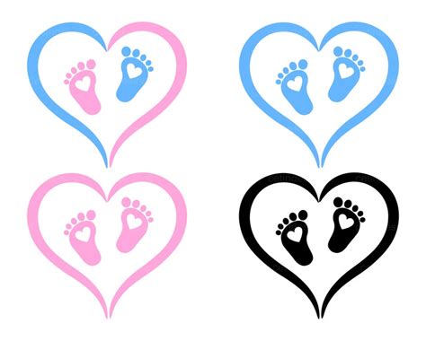 Baby Feet Svg Footprint Cut File Cute Footprints Baby Shower Etsy