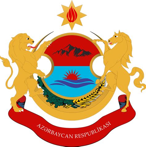 Coat Of Arms For Azerbaijan I Made This Design And I Tried To Show Most Of The Azerbaijani