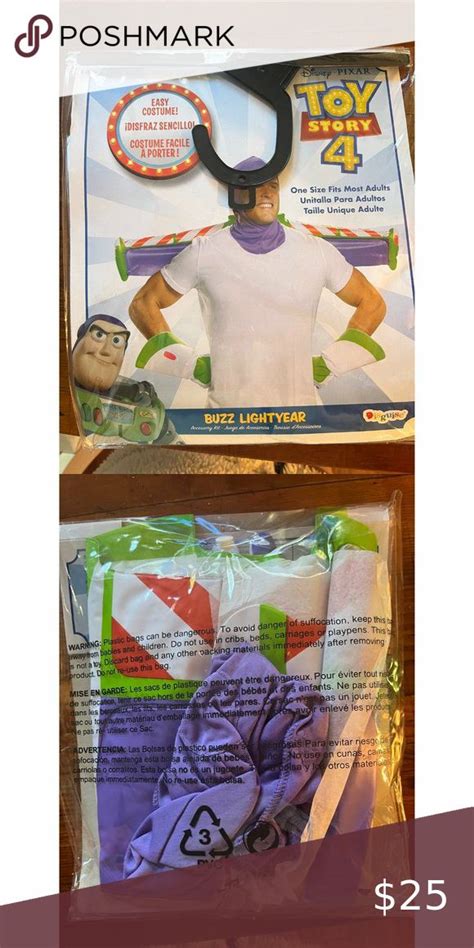 Disney Pixar Toy Story Buzz Lightyear Superhero Adult Halloween Costume