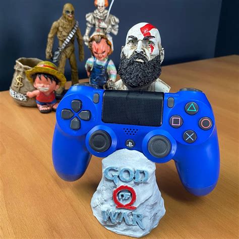 Kratos Porta Controle God Of War Action Figure Boneco Colecion Vel