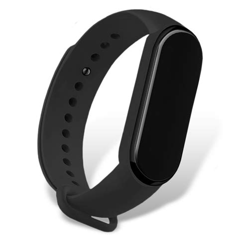 Pasek Opaska Jednolita Do Xiaomi Mi Band Czarny Chronsmarta