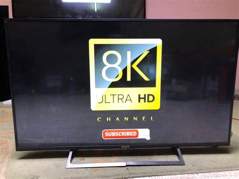 Sony 50 inch Smart LED 4k HDR New Condition Full set, TV & Home Appliances, TV & Entertainment ...