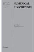 A New Numerical Algorithm Based On Least Squares Method For Solving