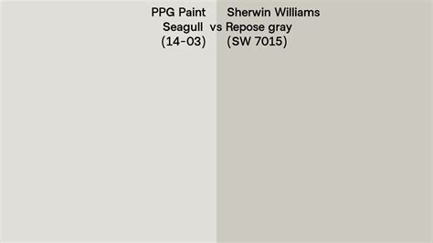 Ppg Paint Seagull Vs Sherwin Williams Repose Gray Sw