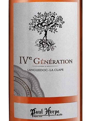 Paul Herpe IVe Génération Rosé Vivino Australia