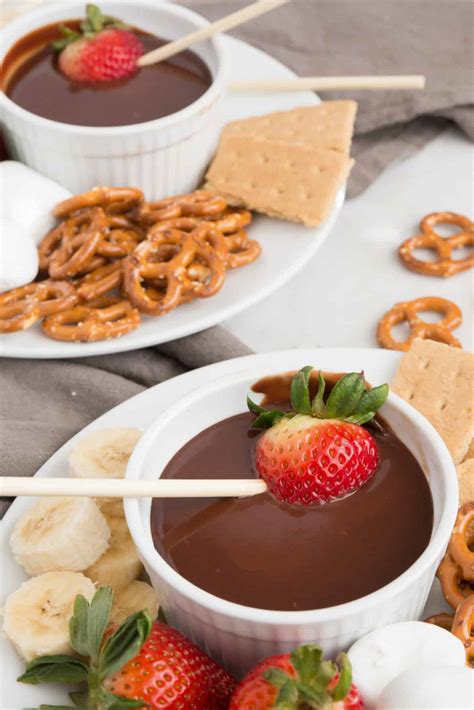 Rich Chocolate Fondue Recipe Wanderzest