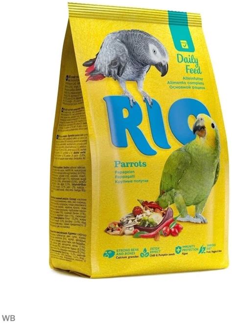 RIO: Корм для крупных попугаев, 1 кг купить по цене 536 руб. | Планета ...