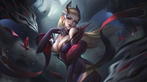 Coven Evelynn Lol Art League Of Legends Game 4k Pc Hd Wallpaper Rare Gallery