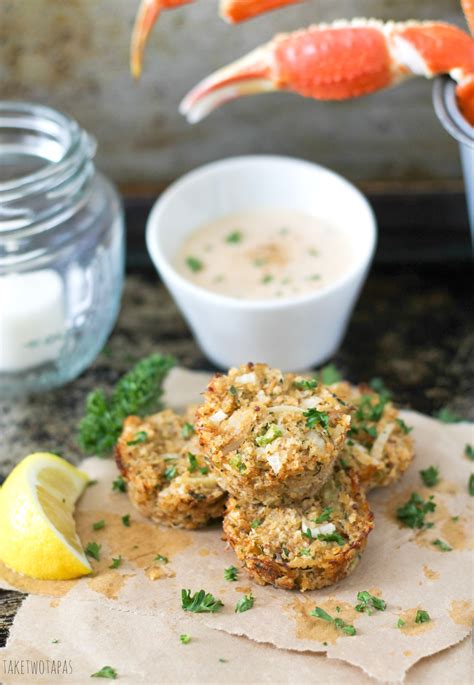 Spicy Muffin Tin Crab Cakes With Old Bay Remoulade A Dish Of Daily Life