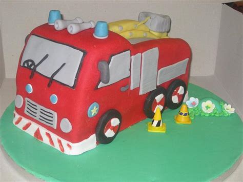 Fireman Sam Truck - Decorated Cake by Martine Curry - CakesDecor