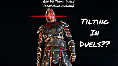 Tilting In Duels Rep Tiandi Duels For Honor Youtube