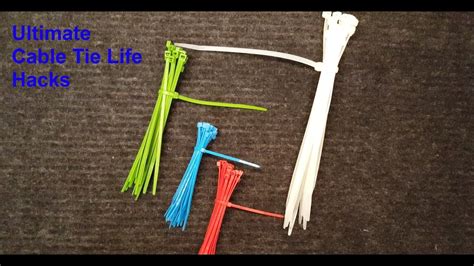 Zip Tie Life Hacks Ultimate Youtube