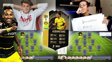 FIFA 18 Inform Aubameyang SQUAD BUILDER SHOWDOWN Vs Fifagaming