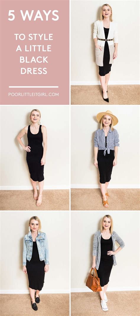 5 Ways To Style A Little Black Dress Black Dress Style Fashion For Women Over 40 Style