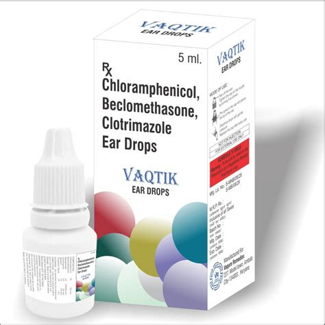 Chloramphenicol Beclomethasone Clotrimazole Ear Drops Ml