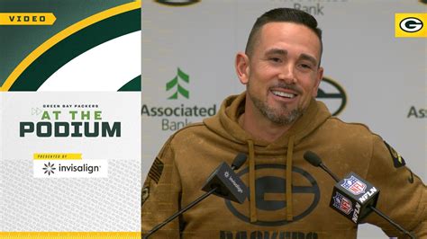 Matt Lafleur I Think That Shows How He Matured Youtube