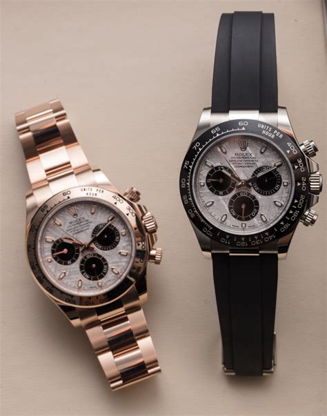 Rolex Cosmograph Daytona Meteorite Dial White Gold Off