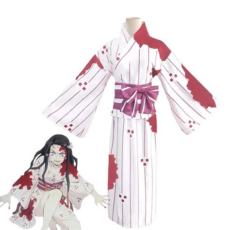 Demon Slayer Kimetsu No Yaiba Kamado Nezuko Kimono Cosplay Costume