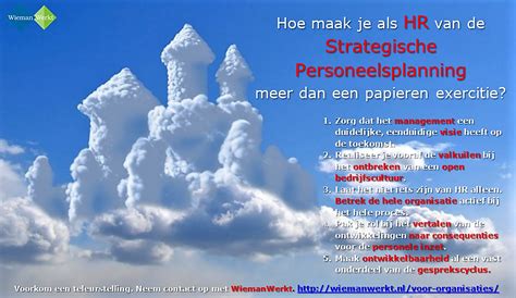 Hoe Maak Je Als HR Van De Strategische Personeelsplanning Meer Dan Een