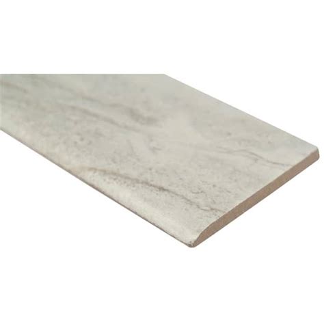 MSI Vigo Gris Bullnose 3 In X 24 In Matte Ceramic Wall Tile 20 Lin