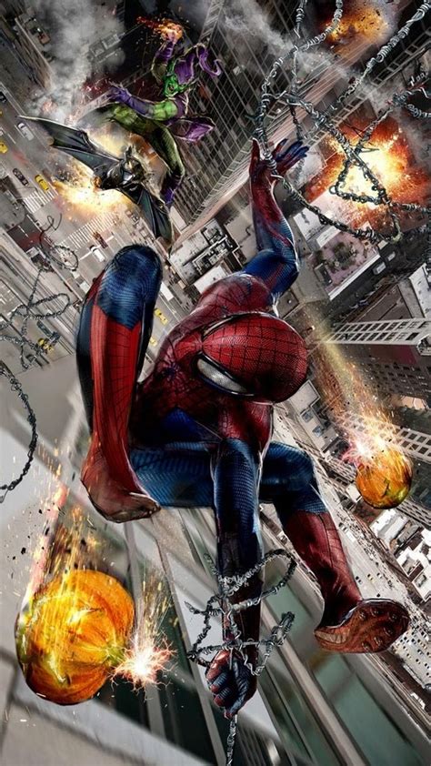 Green Goblin Vs Spiderman The Amazing Spider Man 2