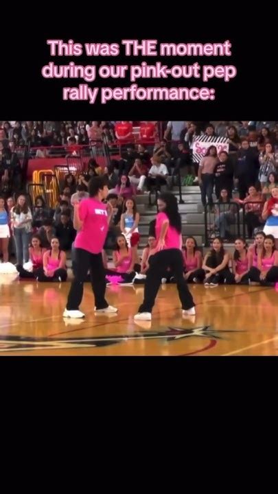 This Pink Out Pep Rally Moment Youtube