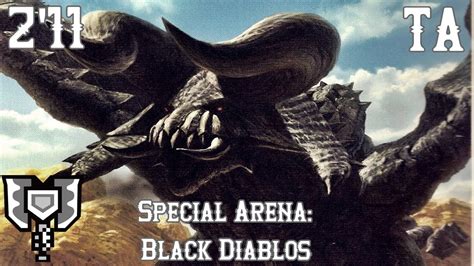 MHWorld Special Arena Black Diablos Solo 2 11 Charge Blade TA