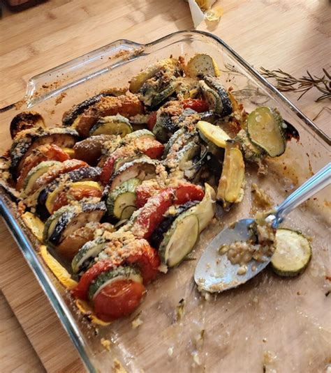 Bouffe Tian A Rustic Provençal Vegetable Casserole Frenchly