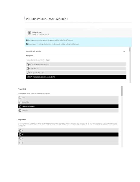 Primer parcial matematica basica 1 PRUEBA PARCIAL MATEMÁTICA 1 BE