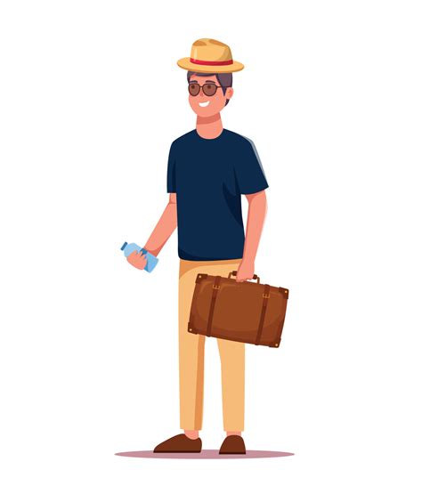 Characters tourists traveling people vector illustration 20735157