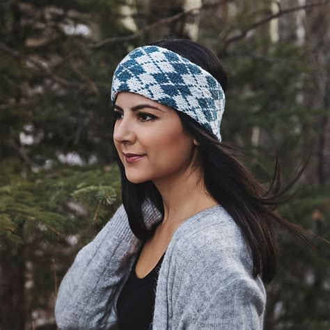 Argyle Headband Knitting Pattern Leelee Knits