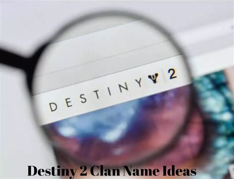 44+ Destiny Clan Names to Power up You Squad! - Rules of Playing