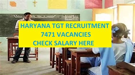 Hssc Tgt Recruitment 2022 Notification Out For 7471 Vacancies Check