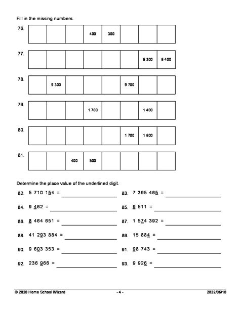 Grade Mathematics Term Revision Worksheet Q A Teacha