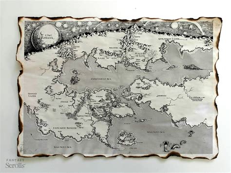 The Dreamlands Map Map Of Lovecraft S Dreamworld Map Of Etsy Australia