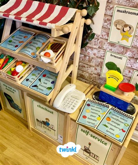 Supermarket Role Play Pack Role Play Areas Role Play Areas Eyfs Cafe Role Play Area