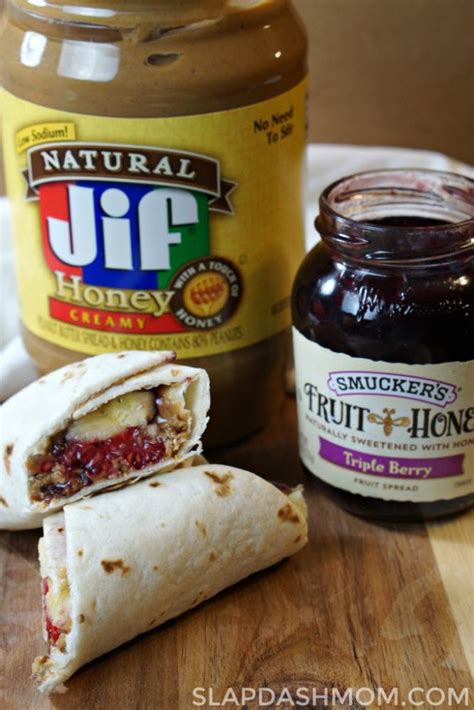 Peanut Butter And Jelly Granola Roll Ups Slap Dash Mom