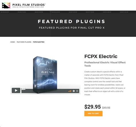 Pixel Film Studios Announces FCPX Electric for Final Cut Pro X