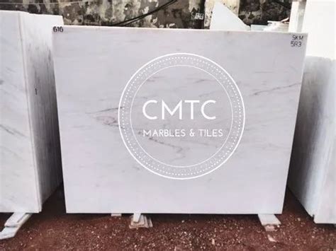 Polished Finish Slab Indo Italian White Marble Premium Quality In