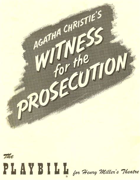 Witness For The Prosecution 1955