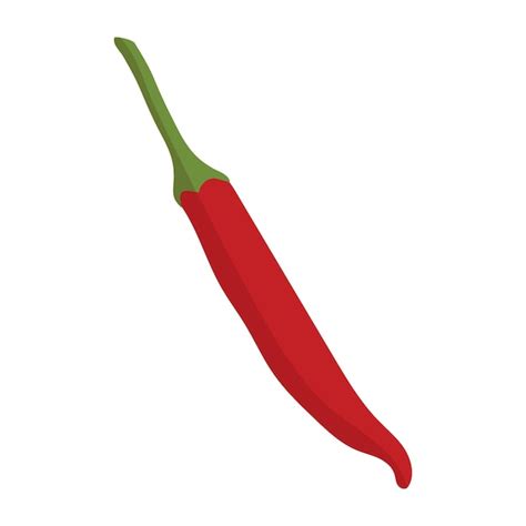 Premium Vector Hot Chili Pepper One Red Icon For Spicy Food And Seasoning