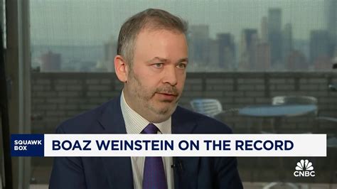 Watch Cnbc S Full Interview With Saba Capital S Boaz Weinstein Youtube